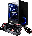 iBUYPOWER Elite Gaming Desktop (Ryzen 7 1800X 16GB 120GB SSD + 1TB HDD Radeon RX 580) $799