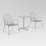 Carmack 3pc Metal Mesh Patio Bistro Set $80.50 (65% off)