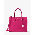 Michael Michael Kors  - Extra 25% Off Sale: Mercer Large Leather Tote $89.40 (Org $298) & More