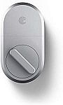 August Smart Lock, 3rd Gen Technology - Silver, Works with Alexa $99.99