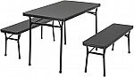 Cosco Products COSCO 3-pc Indoor Outdoor Table and 2 Bench Tailgate Set $39.44