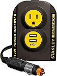 Stanley FatMax 140W Power Outlet Inverter w/ Dual USB Ports $11 (Org $25)