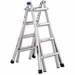 Werner Aluminum Telescoping Multi-Position Ladder 22-Ft $124, 18-Ft $114