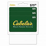 $75 Cabela's Gift Card $59.99
