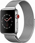 Apple Watch Series 3 (GPS + Cellular) 42mm Stainless Steel Case with Milanese Loop $449 and more