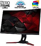 Acer Predator Gaming 31.5" Curved Monitor, G-Sync, 1440p, 144hz (Overclocks to 165hz $600