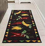 Ottomanson Kitchen Runner Rugs: Hot Peppers or Coffee Cups (20" x 59") $9.50 and more