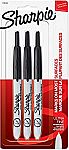 3Ct Sharpie Retractable Permanent Markers $3.35