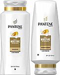 Pantene Moisturizing Shampoo 25.4 OZ and Sulfate Free Conditioner 24 OZ $6.49