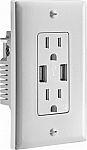 Insignia 3.6A USB Charger Wall Outlet $11