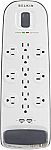 Belkin 12-Outlet Advanced Power Strip Surge Protector with 8-Foot Power Cord $15.76