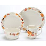 Mainstays 16-Piece Dinnerware Set, Leaf Pumpkin $14.43