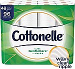 48-Count Cottonelle Ultra GentleCare Double Roll Toilet Paper $14.25