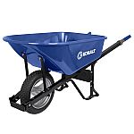 Kobalt 6-cu ft Steel Wheelbarrow with Flat-Free Tire(s) $67 (Org $90) + Free Shipping