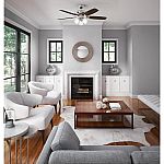 Hunter Winslow 52-in Brushed Nickel Indoor Ceiling Fan with Light Kit $60