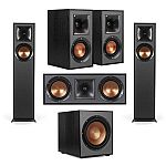 Klipsch 2 Pack R-610F Floorstanding Home Speaker With 2 More Speakers /Subwoofer $699