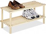 Whitmor 2 Tier Wood Household Shelves $5.84 (add-on)