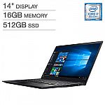 Lenovo ThinkPad X1 Carbon 14" 1080p Business Laptop: i7 16GB 512GB 2.49lbs $1,299