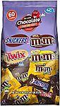 60-Ct Snickers, M&M'S & Twix Fun Size Candy Variety Mix $6 and more