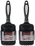 2-Count Revlon Straight & Smooth Soft Touch Paddle Hair Brush $5.44