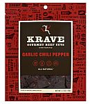 2.7oz Krave Garlic Chili Pepper Gourmet Beef Cuts Jerky $1.24
