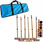 Bud Light Trademark Global Croquet Set with Carrying Case $12