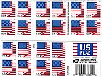 USPS US Flag 2018 Forever Stamps (Book of 20) $8.50