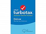 Intuit TurboTax 2018 Deluxe Edition: Federal+State+Efile $35