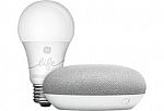 2 Google Home Minis + 6 Smart LED Bulbs $60