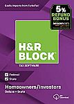 H&R Block Tax Software 2018 Deluxe + State Win (Email Delivery) $22.49