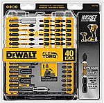 DEWALT DWA2T40IR 40-piece Screwdriver Bit Set, Impact Ready, FlexTorq $14.64