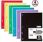 (Back) Mead Spiral Notebooks (4-Pack) $2.36