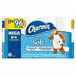 72 Mega Rolls of Charmin Ultra Strong or Soft Toilet Paper + $25 Target Gift Card $70 (Pick Up)