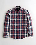 Hollister Stretch Oxford Slim Fit Shirts 6 for $43.91 ($7.32 each) & More