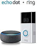 Ring Video Doorbell 2 with Echo Dot (3rd Gen) $159