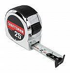 CRAFTSMAN Tape Measure, Chrome Classic, 25-Foot $4.28