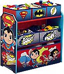 Delta Children 6-Bin Toy Storage Organizer, DC Super Friends $24