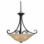 Del Prato 4-Light Chestnut Bronze Pendant $44.50 (90% Off) & More