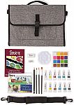 Studio 71 Mixed Media Messenger Bag, 37 Pieces Art Set $7.41