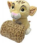 Disney Lion King Simba's Wild Adventure Super Soft Plush and Blanket Gift Set $7.79