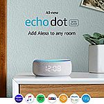 All-new Echo Dot (3rd Gen) - Smart speaker with clock and Alexa $40 and more