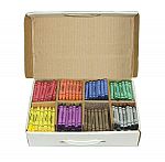 Crayons Master Pack, Large Size, 8 Assorted Colors, 400 Count $18.07