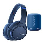 Sony Wireless Noise-Canceling Headphones + 5,000mAh Power Bank $88
