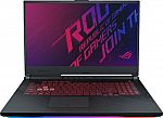 ASUS ROG Strix G 17.3" Gaming Laptop (i7-9750H  16GB 512GB SSD GTX 1660 Ti) $900