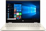 HP Pavilion 14" Touch-Screen Laptop (i5-10210U 8GB+16GB 256GB SSD) $500,  HP x360 2-in-1 15.6" Laptop (i7-10510U 12GB+32GB 512GB SSD) $750