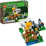 LEGO Minecraft The Chicken Coop 21140 Building Kit (198 Pieces) $12.79