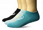 6-Pk ASICS Women's Invasion No Show Socks $7