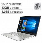 HP Pavilion 15.6" Touchscreen Laptop: Core i7-1065G7, 12GB DDR4, 1TB HD $600 ($200 off)