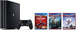 PlayStation 4 Pro 1TB Console 3 Game Bundle (God of War, Marvel's Spider-Man, Horizon Zero Dawn) $334