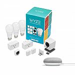 Wyze Smart Home Starter Pack with Google Home Mini Bundle $109